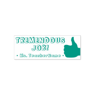 "TREMENDOUS JOB!" Marking Rubber Stamp