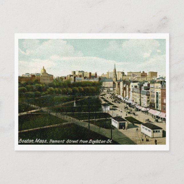 Tremont St., Boston MA Vintage Postcard (Front)