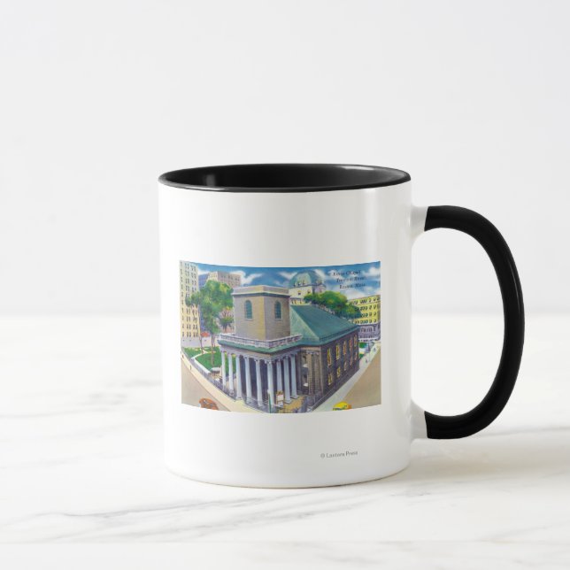 Tremont Street View of Kings Chapel Mug (Right)