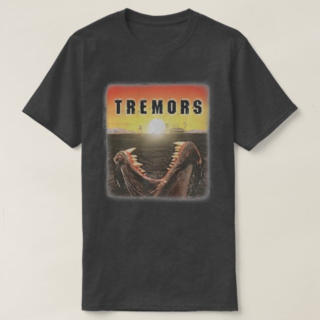 Tremors Distressed Mover Poster T-Shirt (Design Front)