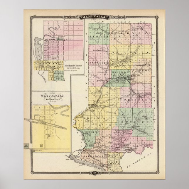 Trempealeau County, Wisconsin Poster (Front)