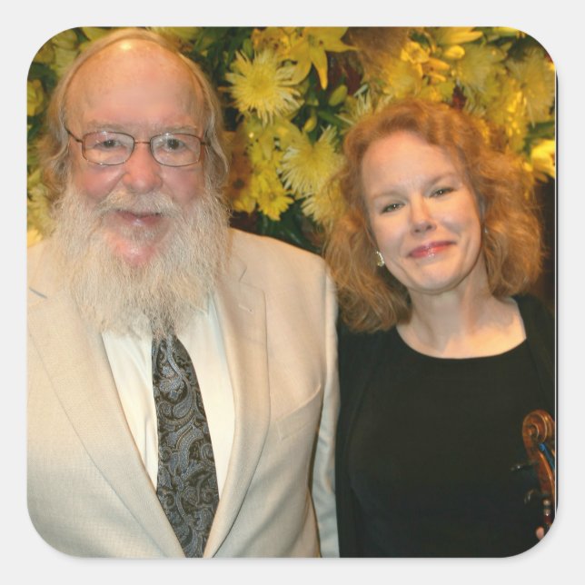 Tremper Golden Strings Kenosha Wisconsin Square Sticker (Front)