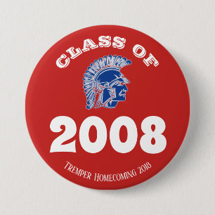 Tremper High School Trojan Homecoming Class 7.5 Cm Round Badge