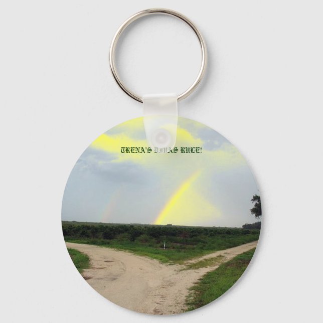 TRENA'S DIVAS RULE! KEY RING (Front)