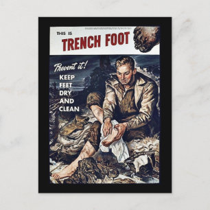 Trench Foot Postcard