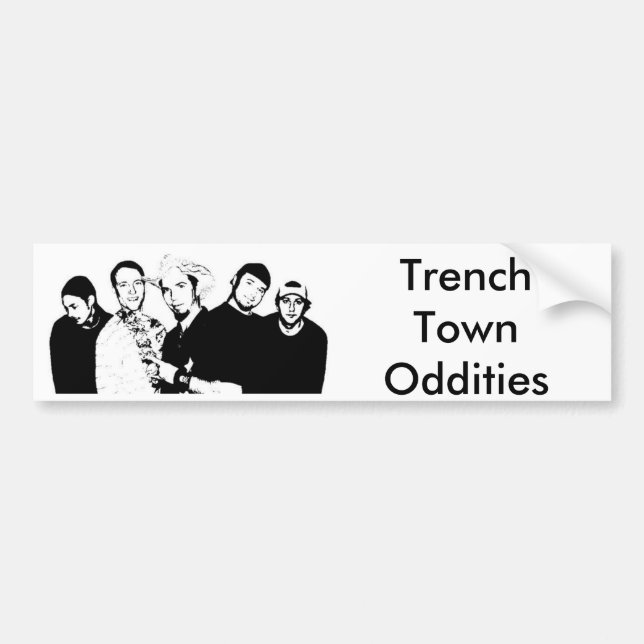 Trench Town Oddities 4 bumper sticker (Front)