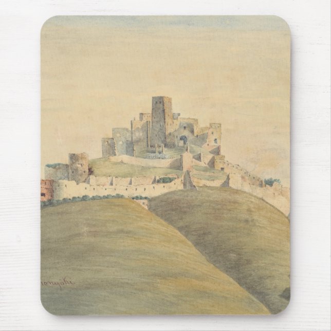 Trencin Castle in western Slovakia Mouse Mat (Front)