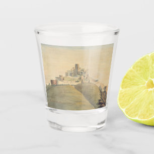 Trencin Castle in western Slovakia Shot Glass