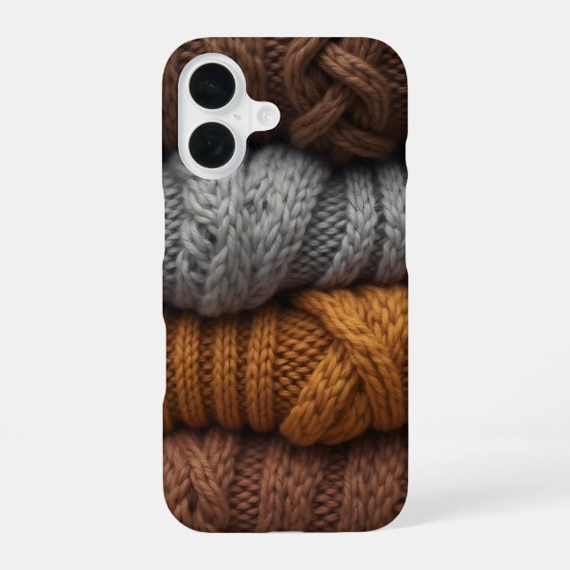 Trend 2025 Mocha Mousse iPhone 16 Case (Back)