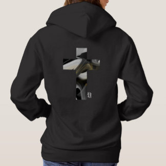 Trend Abstract Art Black White Gold Hoodie
