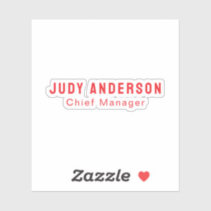 Trend Bright Red Professional Plain Modern Elegant