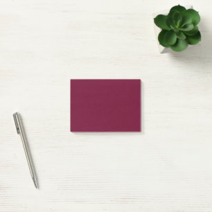 Trend Color - Dark Burgundy Post-It Notes