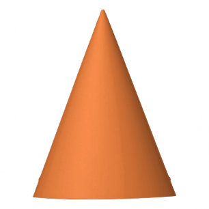 Trend Color - Fresh Tangerine Party Hat