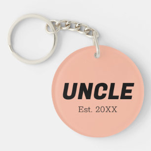 Trend Color - Soft Peach Uncle Keychain