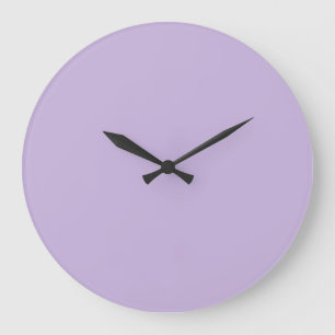 Trend Color Soft Violet Large Wall Clock