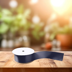 Trend Colors - Navy Blue Color - Solid Satin Ribbon