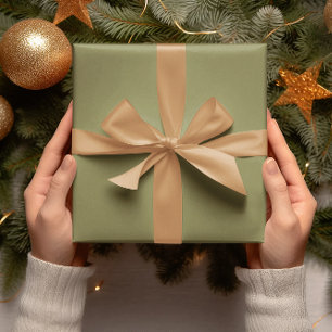 Trend Colors - Olive Green Color - Solid Roll Wrapping Paper