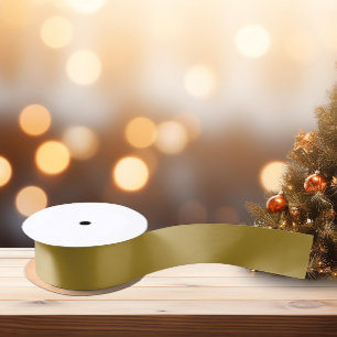 Trend Colors - Sunny Olive Color - Solid Satin Ribbon