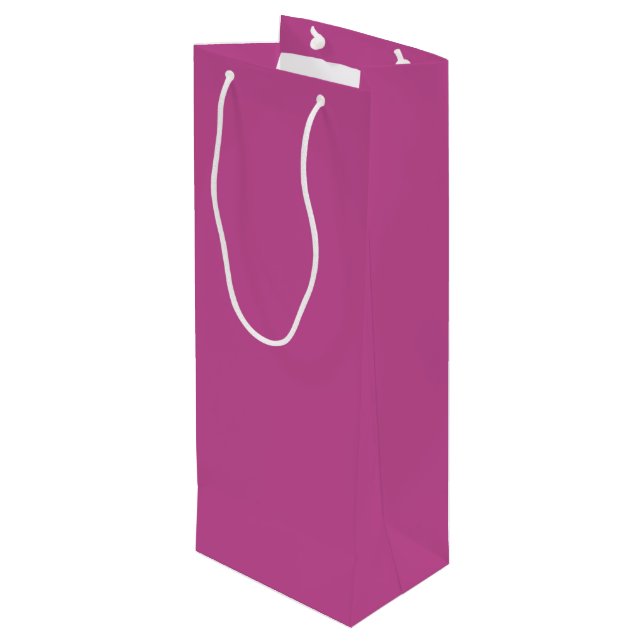 Trend Colour - Berry Wine Gift Bag (Back Angled)