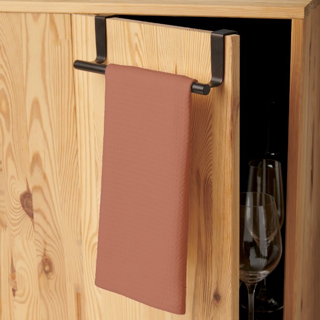 Trend Colour - Burnt Copper Kitchen Towel (Thirds Fold)