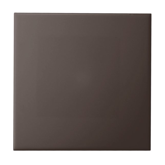 Trend Colour - Coffee Brown Decorative Ceramic Til Tile (Front)