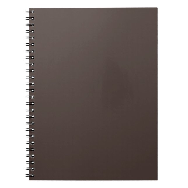 Trend Colour - Coffee Brown Notebook (Front)