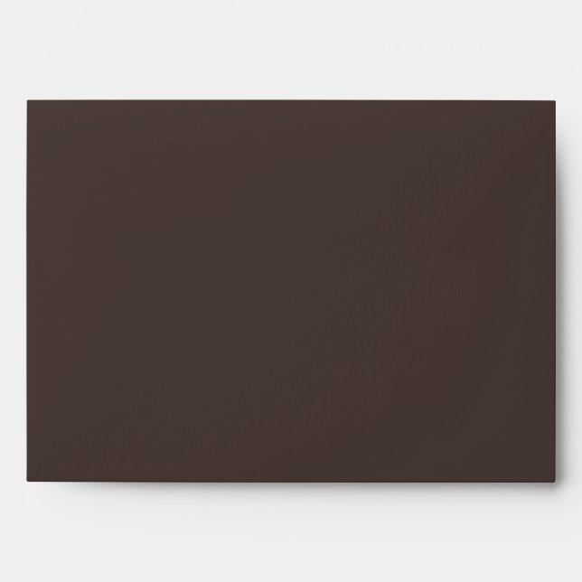 Trend Colour - Coffee Brown - Solid Envelope (Front)