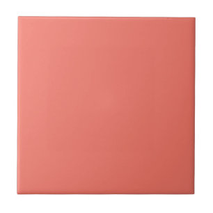 Trend Colour -Coral Sunset Decorative Ceramic Tile