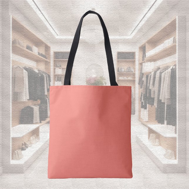 Trend Colour - Coral Sunset Tote Bag (Creator Uploaded)