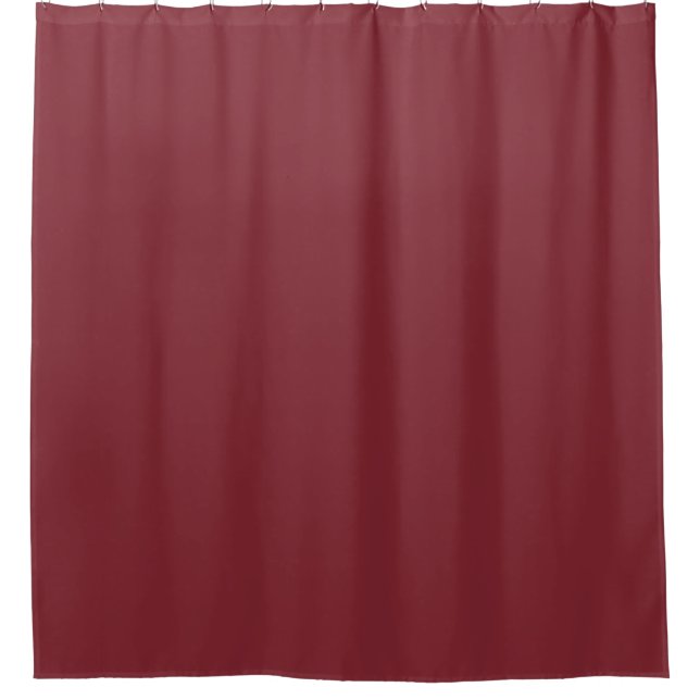 Trend Colour - Crimson Red Shower Curtain (Front)