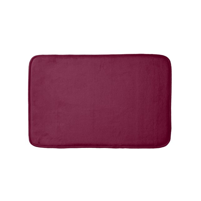 Trend Colour Dark Burgundy Bath Mat (Front)