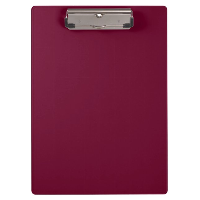 Trend Colour - Dark Burgundy Clipboard (Front)