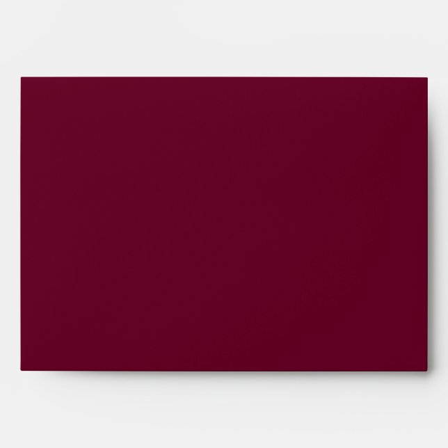 Trend Colour Dark Burgundy Envelope (Front)