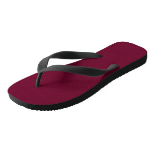Trend Colour Dark Burgundy Flip Flops