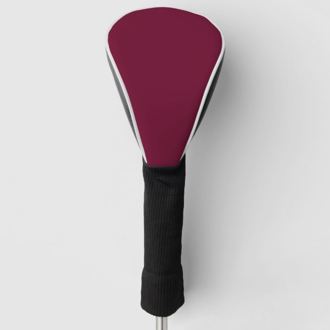 Trend Colour Dark Burgundy  Golf Head Cover (Front)