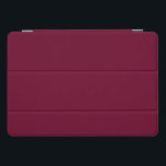 Trend Colour - Dark Burgundy - iPad Smart Cover<br><div class="desc">Modern and stylish solid coloured dark burgundy / dark red wine iPad Smart Cover from our "Trendy Pink Christmas Colour Collection".  Elegant plain dark burgundy not only for Christmas.</div>