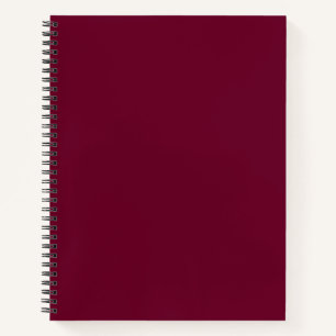 Trend Colour - Dark Burgundy - Notebook