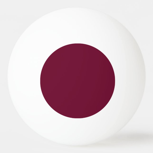 Trend Colour Dark Burgundy Ping Pong Ball (Front)