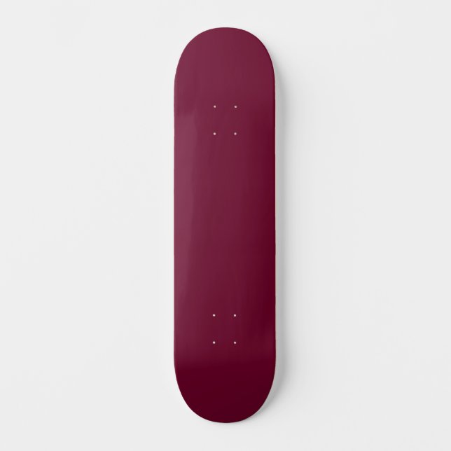 Trend Colour Dark Burgundy Skateboard (Front)