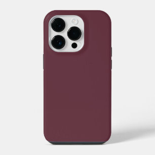 Trend Colour - Dark Red Wine iPhone 14 Pro Case