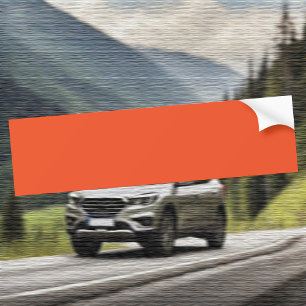 Trend Colour - Flame Red Bumper Sticker