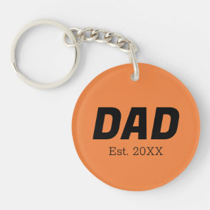 Trend Colour - Fresh Tangerine Keychain