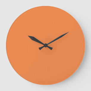 Trend Colour Fresh Tangerine Large Wall Clock