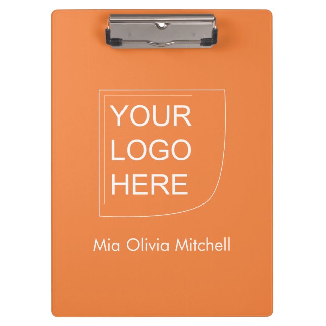 Trend Colour Fresh Tangerine - Logo Clipboard (Front)