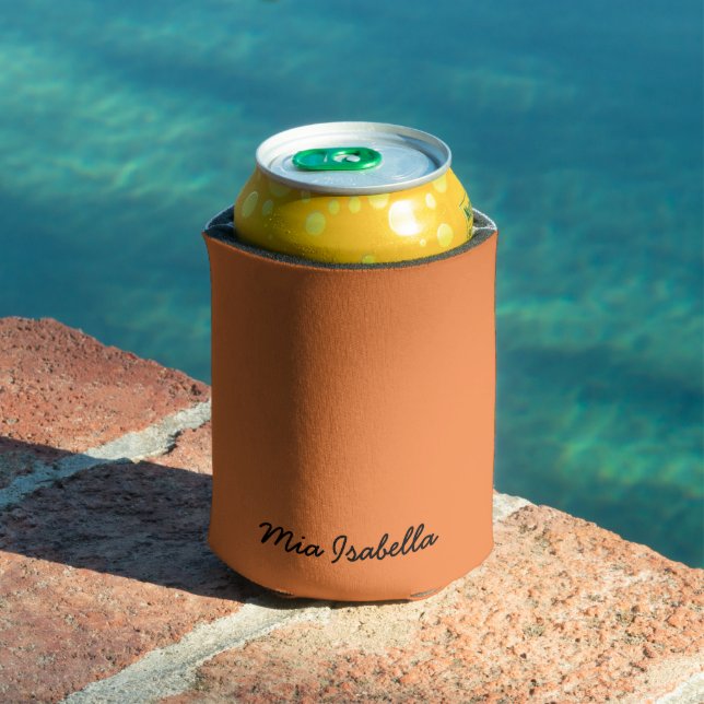 Trend Colour - Fresh Tangerine Name Can Cooler (In Situ Pool)