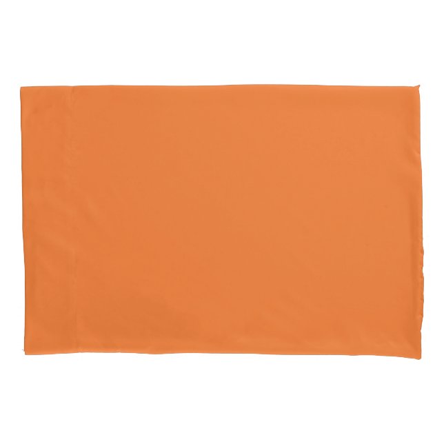 Trend Colour - Fresh Tangerine Pillow Case (Front)