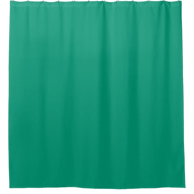 Trend Colour - Jade Green Shower Curtain (Front)
