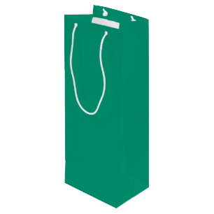 Trend Colour - Jade Green Wine Gift Bag