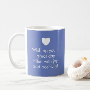 Trend Colour Jewel Blue - Name / Positivity Mug