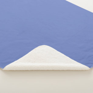 Trend Colour - Jewel Blue Sherpa Blanket